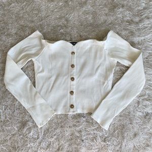 Shop Priceless white crop top